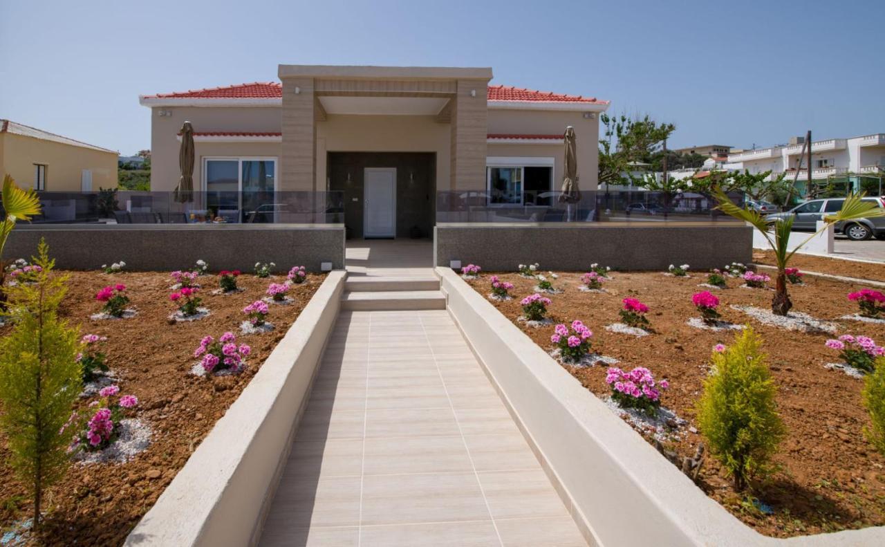 Luxury Villa Eva-Mari With Jacuzzi, 50M From The Beach Stalós Exterior foto
