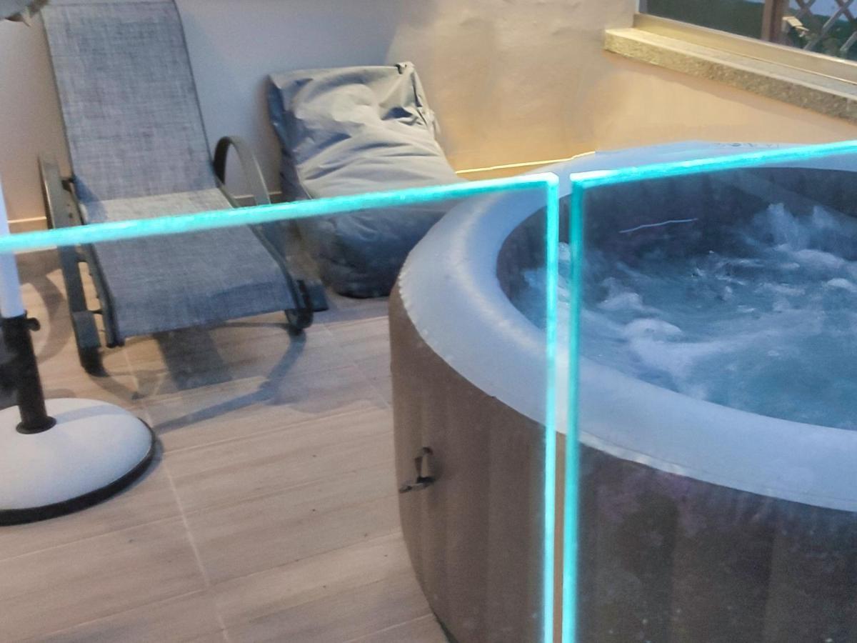 Luxury Villa Eva-Mari With Jacuzzi, 50M From The Beach Stalós Exterior foto